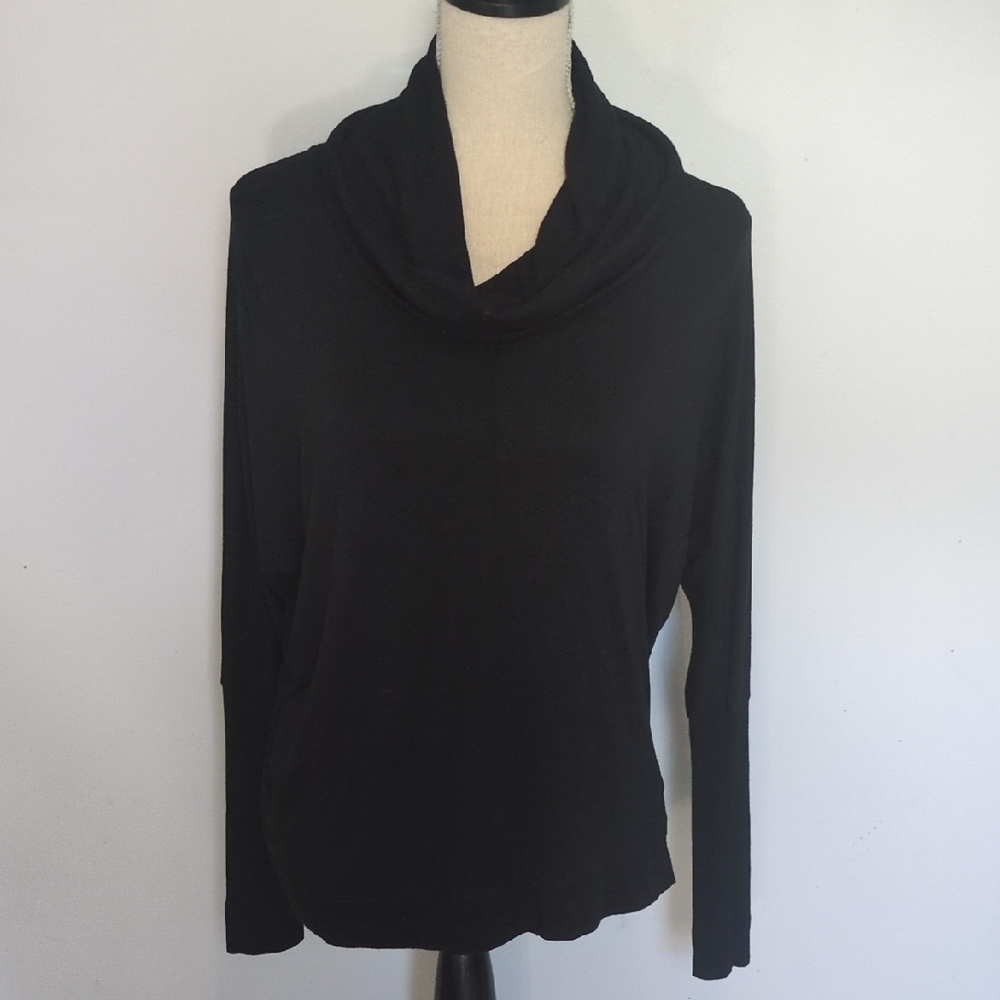 Kenar Black Cowl Neck Sweater S